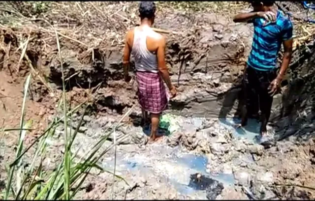 ଆଇଓସିଏଲ ପାଇପ ଲାଇନରୁ ପୁଣି ତେଲ ଚୋରି ! ପାଇପ୍ କଣା କରି ତେଲ ଚୋରି କରି ନେଲେ ଦୁର୍ବୃତ