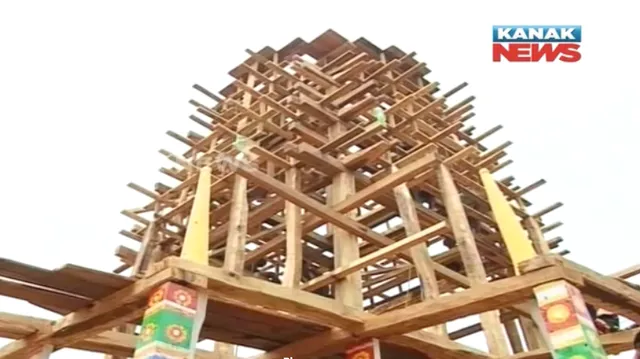 ଘୋଷଯାତ୍ରା ଆଉ ୬ ଦିନ ! ଆରମ୍ଭ ହେଲା ନାହାକା କଇଁଁଚି, ଦେଢ଼ା ମଜୁରିରେ ଚାଲିଛି କାମ