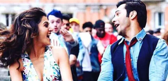 ‘ଜୁଡ଼ୱା ୨’ ଗୀତର ସୁଟିଂ ସମୟରେ ତାପସୀଙ୍କୁ ଲାଗିଲା ବରୁଣଙ୍କ ‘କିକ୍’ ! ଅଭିନେତ୍ରୀ ଆହତ