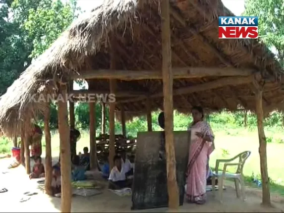 ପାଲଲହଡା : ଶତାଧିକ ସ୍କୁଲ ଚାଲିଛି ଝୁପୁଡି ଘରେ : ଭଙ୍ଗା ଘରେ ଗଛ ମୂଳେ ପାଠପଢୁଛନ୍ତି ଛାତ୍ରଛାତ୍ରୀ