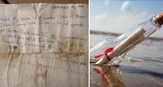 ସମୁଦ୍ର କୂଳରୁ ମିଳିଲା ବୋତଲ ଭିତରେ ଥିବା ଚିଠି ! ୨୯ ବର୍ଷ ତଳେ ଏହାକୁ ଲେଖିଥିଲେ ଜଣେ ୮ବର୍ଷିୟ ଝିଅ