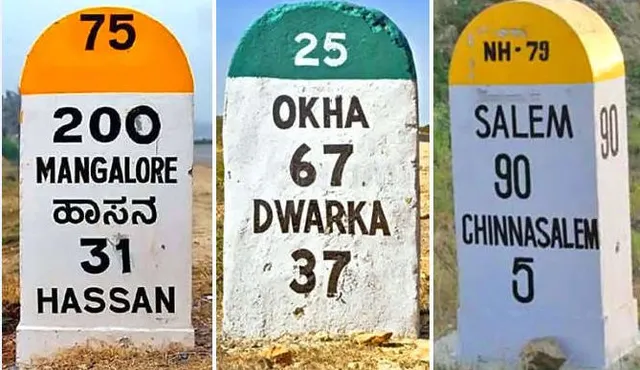 ସଡ଼କ କଡ଼େ କଡ଼େ ଥାଏ ଭିନ୍ନ ଭିନ୍ନ ରଙ୍ଗର ପଥର ! ଜାଣନ୍ତୁ ଏହାର ଅର୍ଥ କ’ଣ ?