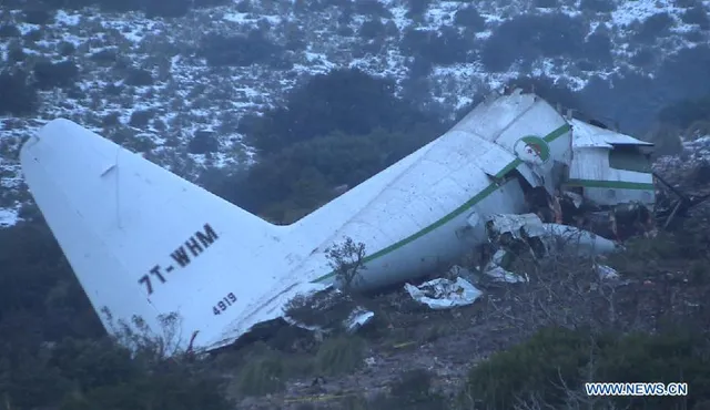 ଆଲଜେରିଆରେ ଭୟାବହ ଦୁର୍ଘଟଣା ! ଖସିପଡିଲା ସେନା ବିମାନ, ମୃତ୍ୟୁ ସଂଖ୍ୟା ୨୫୭କୁ ବୃଦ୍ଧି ।