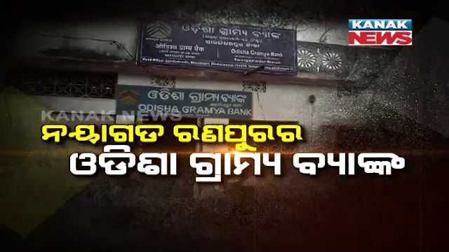 ନୟାଗଡ ବ୍ୟାଙ୍କ ଡକାୟତିର ଆସିଲା ଲାଇଭ୍ ଫୁଟେଜ୍ ! ବନ୍ଧୁକ ଧରି ପଶିଥିଲେ ୫ ଦୁର୍ବୃତ, ବ୍ୟାଙ୍କ ମ୍ୟାନେଜରଙ୍କୁ ଧକ୍କା ମାରି ଦିନ ଦିପହରରେ କରିଥିଲେ ଲୁଟ୍
