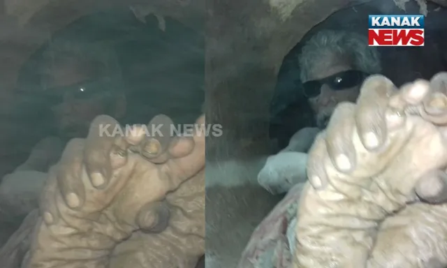 ପାଣି ପାଇପ୍ ଭିତରେ ଫସିଥିବା ଶ୍ରମିକଙ୍କ ଉଦ୍ଧାର ଜାରି : ନିରାପଦ ଥିବା ନେଇ ସୂଚନା । ଦିଆଗଲା ଅମ୍ଲଜାନ ଓ ଗ୍ଲୁକୋଜ, ପାଇପ କାଟୁଛନ୍ତି ଓଡ୍ରାଫ ଓ ଅଗ୍ନିଶମ ବିଭାଗ କର୍ମଚାରୀ