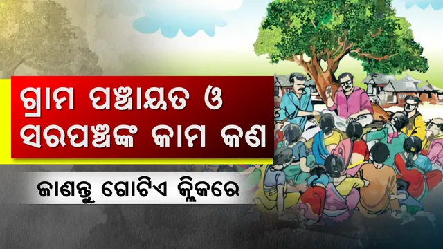 ଗାଁ ସରପଞ୍ଚ ଆପଣଙ୍କୁ ଠକୁ ନାହାନ୍ତି ତ ! ଜାଣିରଖନ୍ତୁ ଆପଣଙ୍କ ଗାଁ ପାଇଁ ଗ୍ରାମ ପଞ୍ଚାୟତ ଓ ସରପଞ୍ଚଙ୍କ କାମ କ’ଣ