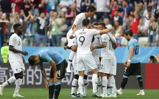 ସେମିଫାଇନାଲରେ ଫ୍ରାନ୍ସ ! ଉରୁଗୁଏକୁ ୨-୦ରେ ମାତ ଦେଇ ଫୁଟବଲ ବିଶ୍ୱକପ ସେମିରେ ଫ୍ରାନ୍ସ ।