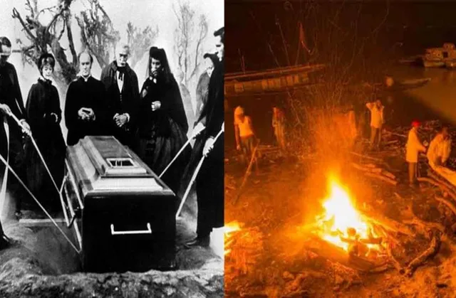 ମୃତ୍ୟୁ ପରେ ମୃତ ଶରୀରକୁ କାହିଁକି ପୋଡନ୍ତି ଏବଂ କାହିଁକି ପୋତନ୍ତି ? ଜାଣନ୍ତୁ କଣ ରହିଛି ଏହା ପଛରେ ରହସ୍ୟ ।