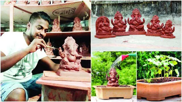 ଫୁଲ କୁଣ୍ଡରେ ବିରାଜିବେ ବିଦ୍ୟାଦାତା ! ବିସର୍ଜନ ପରେ ପ୍ରତିମାରୁ ଉଠିବ ଗଛ ।