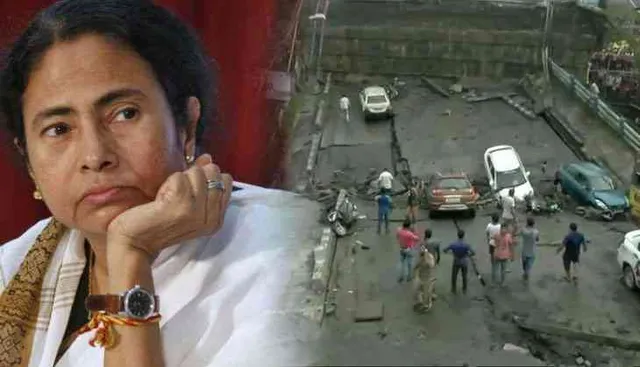 କୋଲକାତାରେ ଫ୍ଲାଏଓଭର ଭୁଶୁଡିବାକୁ ନେଇ ଆରୋପ ପ୍ରତ୍ୟାରୋପ ଜାରି ! କେନ୍ଦ୍ର କହିଲା ରାଜ୍ୟ ଦାୟୀ, ରାଜ୍ୟ କହିଲା କେନ୍ଦ୍ରୀୟ ସଂସ୍ଥାର ଦୋଷ ।