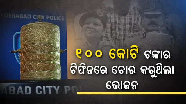 ଚୋରି ସୁନା ଟିଫିନରେ ଚୋର କରୁଥିଲା ଭୋଜନ । ୭ ଦିନ ମଧ୍ୟରେ ୧୦୦ କୋଟି ଚୋରିର ହେଲା ପର୍ଦ୍ଦାଫାଶ