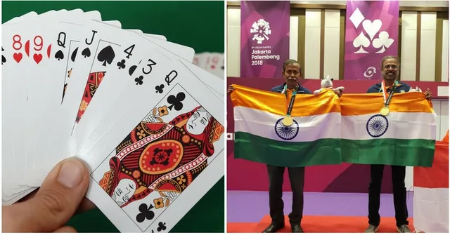 ଏସିଆନ ଗେମ୍ସରେ ପ୍ରଥମଥର ପାଇଁ ସ୍ଥାନ ପାଇଲା ତାସ ଖେଳ ! ଭାରତ କଲା କମାଲ ।