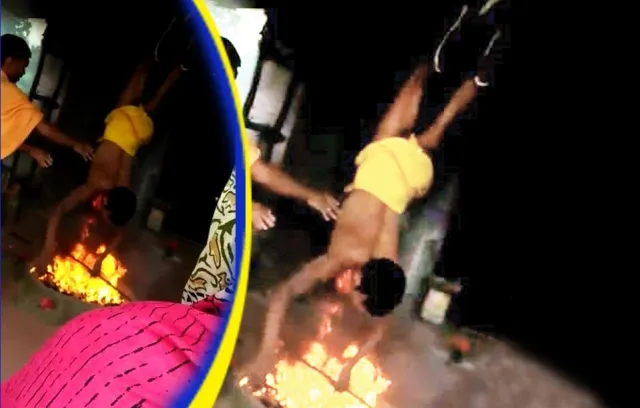 ଦିବ୍ୟାଙ୍ଗ ପୁଅକୁ ଭଲ କରିବା ପାଇଁ ଓଲଟା ଝୁଲାଇ ଦିଆଗଲା ଝୁଣା ଝାସ ! ସେପଟେ ନିଆଁରେ ପୋଡି ହୋଇ ଗୁରୁତର ହେଲେ ପୁଅ