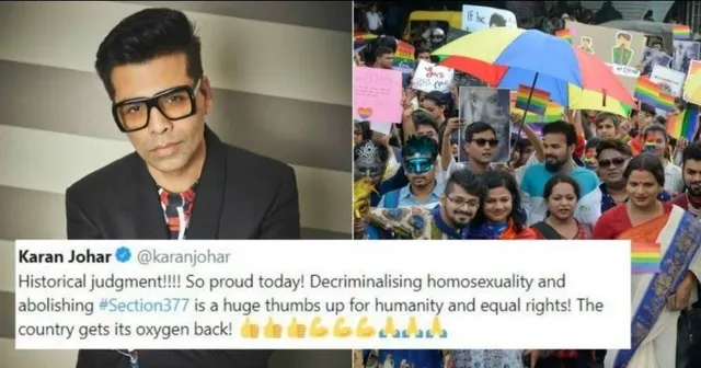 ସମଲିଙ୍ଗୀ ସମ୍ପର୍କକୁ ସ୍ୱୀକୃତି ପରେ କରଣ ଜୋହର କିଛି ଏଭଳି ଭାବେ ବ୍ୟକ୍ତ କଲେ ନିଜ ଖୁସି : କହିଲେ, ଦେଶକୁ ଅକ୍ସିଜେନ୍ ମିଳିଗଲା