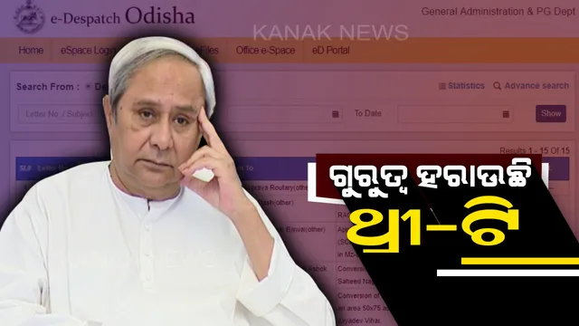 ମୁଖ୍ୟମନ୍ତ୍ରୀଙ୍କ ବିଭାଗରେ ଥ୍ରୀ-ଟି କୁଆଡେ ଗଲା ?