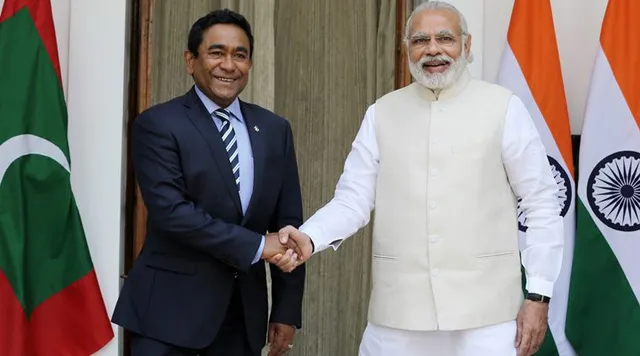 ପ୍ରଥମ ଥର ପାଇଁ ମାଳଦ୍ୱୀପ ଗସ୍ତରେ ପ୍ରଧାନମନ୍ତ୍ରୀ ! ରାଷ୍ଟ୍ରପତି ଇବ୍ରାହିମଙ୍କ ଶପଥ ଗ୍ରହଣ ଉତ୍ସବରେ ଯୋଗ ଦେଲେ ମୋଦି ।