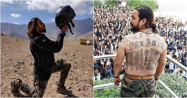 ଜଣେ ଦେଶଭକ୍ତ, ଦେଶପ୍ରେମରେ ଭୁଲି ଯାଇଛନ୍ତି ଅସହ୍ୟ ଯନ୍ତ୍ରଣା । ପିଠିରେ କରିଛନ୍ତି ୫୭୭ ସହିଦଙ୍କ ନାମରେ ଟାଟୁ