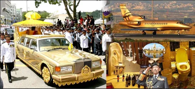 ଦୁନିଆର ସବୁଠାରୁ ସୌଖିନ ରାଜା ! ଯାହାଙ୍କ ପାଖରେ ବିମାନ ଠାରୁ ଆରମ୍ଭ କରି ପାଇଖାନା ପର୍ଯ୍ୟନ୍ତ ସବୁ ହେଉଛି ସୁନା ।