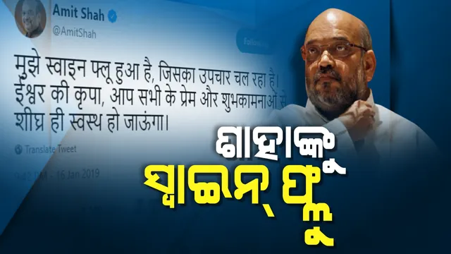 ଶାହାଙ୍କ ଓଡ଼ିଶା ଗସ୍ତ ସ୍ଥଗିତ ! ସ୍ୱାଇନ୍ ଫ୍ଲୁରେ ଆକ୍ରାନ୍ତ ବିଜେପି ରାଷ୍ଟ୍ରୀୟ ଅଧ୍ୟକ୍ଷ ଅମିତ୍ ଶାହା, ଦିଲ୍ଲୀ ଏମ୍ସରେ ଚାଲିଛି ଚିକିତ୍ସା ।