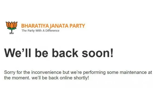 ୧୧ ଦିନ ବିତିଗଲାଣି । ଏଯାଏଁ ବନ୍ଦ ହୋଇ ରହିଛି ହ୍ୟାକ୍ ହୋଇଥିବା ବିଜେପିର ଦଳୀୟ ୱେବସାଇଟ ।