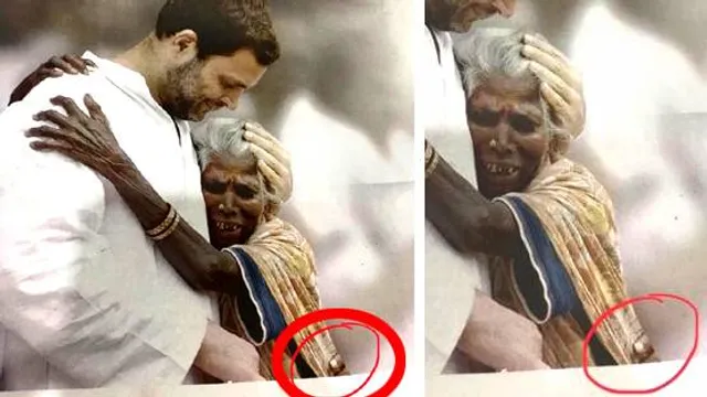 ମହିଳାଙ୍କ ସହ କଂଗ୍ରେସ ଅଧ୍ୟକ୍ଷଙ୍କ ଫଟୋରେ ରହସ୍ୟମୟ ଅଙ୍ଗୁଳି ! ଟ୍ରୋଲ୍ ହେଉଛନ୍ତି ରାହୁଲ ଗାନ୍ଧୀ, ଫଟୋ ପଛର ରହସ୍ୟ ବିଷୟରେ ଜାଣନ୍ତୁ . . .