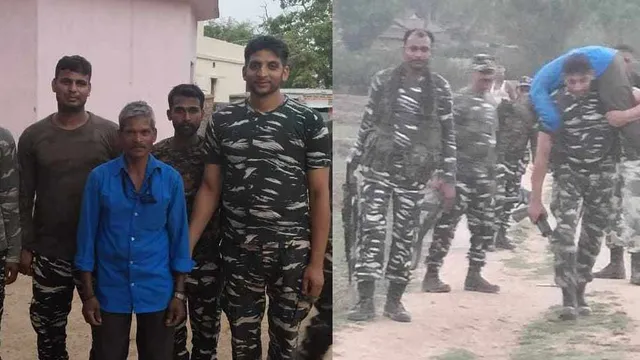 ପୁଲିଂ ଅଫିସରଙ୍କ ସ୍ୱାସ୍ଥ୍ୟ ହେଲା ଖରାପ : ସିଆରପିଏଫ୍ ଯବାନ ୩କିମି ପର୍ଯ୍ୟନ୍ତ କାନ୍ଧରେ ଉଠାଇ ଦୌଡି ଦୌଡି ପହଂଚାଇଲେ ହସପିଟାଲ