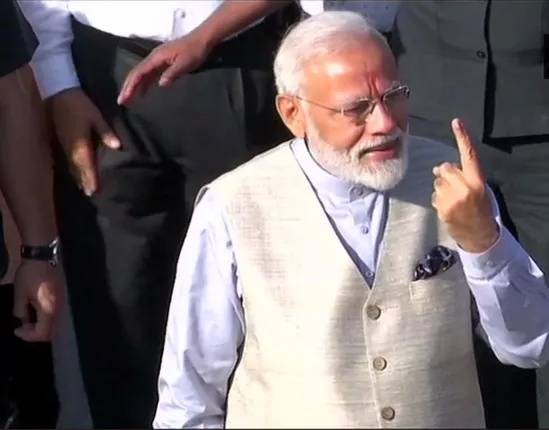 ଅହମ୍ମଦାବାଦରେ ଭୋଟ୍ ଦେବା ପରେ ପ୍ରଧାନମନ୍ତ୍ରୀ ମୋଦି କହିଲେ , ଆତଙ୍କବାଦର IED ଠାରୁ ଅଧିକ ଶକ୍ତିଶାଳୀ ଲୋକତନ୍ତ୍ରର VID ।