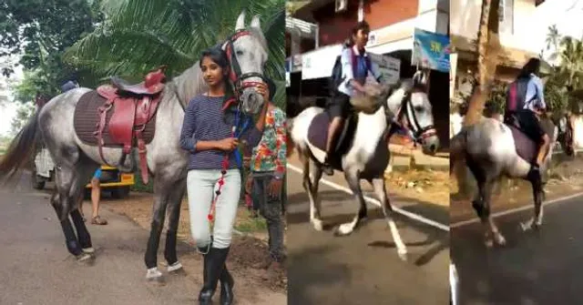 ସୋସିଆଲ୍ ମିଡିଆରେ ଭାଇରାଲ୍ ହେଲା ଘୋଡ଼ା ଚଢି ପରୀକ୍ଷା ଦେବାକୁ ଯାଉଥିବା ଝିଅର ଭିଡିଓ ! ୟୁଜର୍ସ କହିଲେ ବାହୁବଲୀ ସେନା , ଦେଖନ୍ତୁ ଭିଡିଓ 