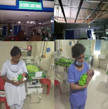 କମାଲ କଲେ କ୍ୟାପିଟାଲ ହସ୍ପିଟାଲ କର୍ମଚାରୀ । ବାତ୍ୟାକୁ ଖାତିର ନକରି ଜୀବନକୁ ବାଜି ଲଗାଇ ବଞ୍ଚାଇଲେ ୨୨ ନବଜାତ ଶିଶୁଙ୍କ ଜୀବନ ।