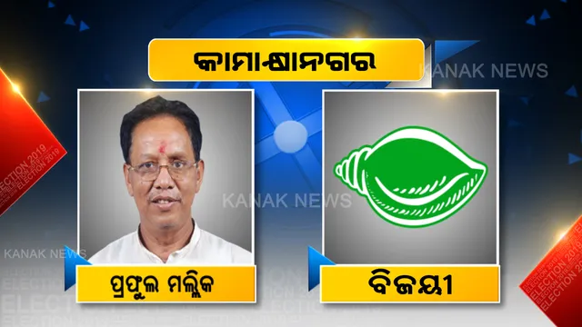 ପୁଣି କାମାକ୍ଷାନଗର ସିଟ୍ ହାତେଇଲା ବିଜେଡି । ବିରୋଧୀଙ୍କୁ ପଛରେ ପକାଇ ୪ର୍ଥ ଥର ପାଇଁ ବିଜୟ ଶିରିପା ପିନ୍ଧିଲେ ପ୍ରଫୁଲ ମଲ୍ଲିକ