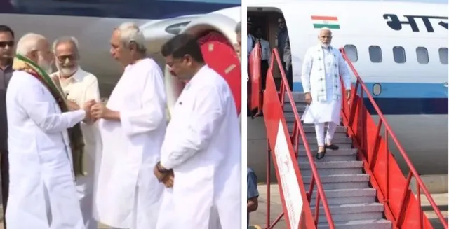 ଆକାଶମାର୍ଗରୁ ବାତ୍ୟା ପରବର୍ତ୍ତୀ ସ୍ଥିତି ଅନୁଧ୍ୟାନ କରୁଛନ୍ତି ପ୍ରଧାନମନ୍ତ୍ରୀ ନରେନ୍ଦ୍ର ମୋଦି । ସାଥୀରେ ଅଛନ୍ତି ମୁଖ୍ୟମନ୍ତ୍ରୀ ନବୀନ ପଟ୍ଟନାୟକ, ରାଜ୍ୟପାଳ ଗଣେଶୀ ଲାଲ ଓ କେନ୍ଦ୍ରମନ୍ତ୍ରୀ ଧର୍ମେନ୍ଦ୍ର ପ୍ରଧାନ ।