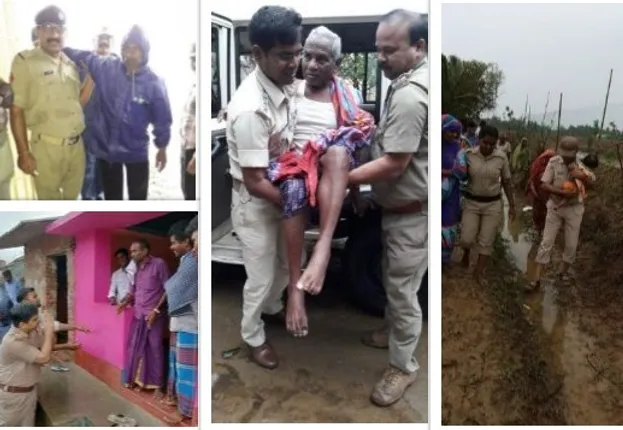 ଓଡିଶାକୁ ପୋଲିସକୁ ଶହେ ସଲାମ । ବାଧା ସାଜିନଥିଲା ବର୍ଷା, ଅନ୍ଧାର କିଟିମିଟି ରାସ୍ତାରେ ଦେଖାଇଥିଲେ ଅଦମ୍ୟ ସାହସ । ଫୋନି ବାତ୍ୟାରେ ଲୋକଙ୍କ ପାଇଁ ଦେବଦୂତ ସାଜିଥିଲେ ଓଡିଶା ପୋଲିସ