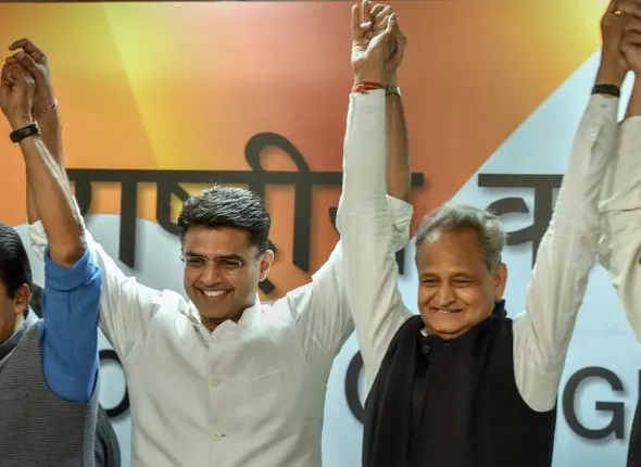 ରାଜସ୍ଥାନ କଂଗ୍ରେସରେ କନ୍ଦଳ ! ସଚିନ ପାଇଲଟଙ୍କୁ ପୁଅ ବୈଭବଙ୍କ ପରାଜୟର ଦାୟିତ୍ୱ ନେବାକୁ କହିଲେ ଗେହଲଟ୍