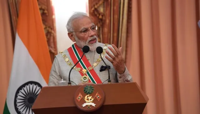 ମାଳଦ୍ୱୀପ ସଂସଦରୁ ପାକିସ୍ତାନକୁ ଟାର୍ଗେଟ୍ କଲେ ମୋଦି । କହିଲେ, ଦେଶ-ସମର୍ଥିତ ଆତଙ୍କବାଦ ବନ୍ଦ ହେବା ଆବଶ୍ୟକ ।