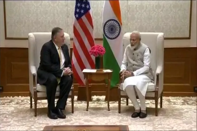 ଦୁଇ ଦିନିଆ ଭାରତ ଗସ୍ତରେ ଆମେରିକୀୟ ବିଦେଶ ମନ୍ତ୍ରୀ ମାଇକ୍ ପୋମ୍ପିୟୋ ! ପ୍ରଧାନମନ୍ତ୍ରୀ ମୋଦିଙ୍କ ସହ କଲେ ସାକ୍ଷାତ ,  ଏସ-୪୦୦ ନେଇ ଭାରତ ରଖିବ ମତ