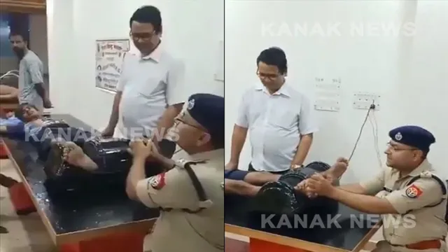 ପୋଲିସ ହେବ ତ ଏମିତି ! ଅସୁସ୍ଥ କାଉଡିଆଙ୍କ ପାଦ ଘଷି ଦେଲେ, ହେଲିକପ୍ଟରରୁ ପୁଷ୍ପ ବୃଷ୍ଟି କଲେ । ଭିଡ଼ିଓ ଭାଇରାଲ । ଦେଖନ୍ତୁ ଭିଡିଓ