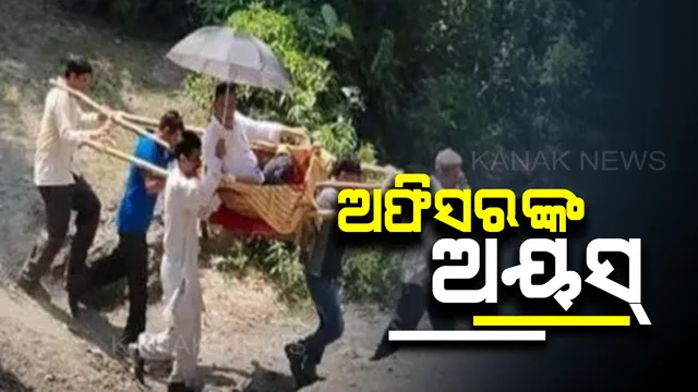 ରାଜା କି ମହାରାଜା ନୁହଁନ୍ତି, ନା ହିଁ କୌଣସି ପ୍ରଶାସନିକ ଅଧିକାରୀ । ଏଠାରେ ପାଲିଙ୍କିରେ ବୁହା ହେଉଛନ୍ତି ଅଫିସର