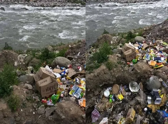 ପ୍ରାକୃତିକ ସୌନ୍ଦର୍ଯ୍ୟକୁ ଅଳିଆ ଗଦାରେ ପରିବର୍ତ୍ତନ କରିଦେଲେ ପର୍ଯ୍ୟଟକ ! ମନାଲିରେ ଯେଉଁଠିକୁ ବି ଗଲେ ଦେଖାଗଲା କୁଢ କୁଢ ଅଳିଆ