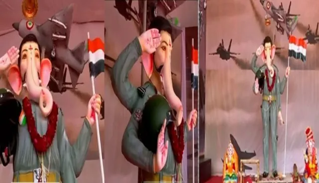 ଏ କି ଭକ୍ତି? ମହାପ୍ରଭୁ ଶ୍ରୀ ଗଣେଶଙ୍କୁ ବି ଛାଡିଲେନି ଲୋକେ । ୱିଙ୍ଗ କମାଣ୍ଡର ଅଭିନନ୍ଦନଙ୍କ ରୂପରେ ସଜ୍ଜିତ ହେଲେ ଗଜାନନ