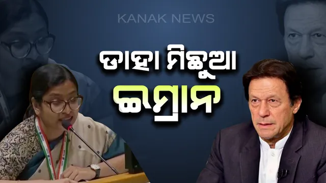 ପାକିସ୍ତାନ ଅଭିଯୋଗର କଡା ଜବାବ ରଖିଲା ଭାରତ । ମିଳିତ ଜାତିସଂଘରେ ବୈଦେଶିକ ସଚିବ ବିଦିଶା ମୈତ୍ରା କହିଲେ, ଇମ୍ରାନଙ୍କ ଭାଷଣରେ ରହିଛି ଡାହା ମିଛ