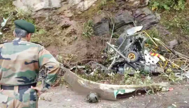 ପାହାଡରେ ପିଟିହେଲା ଭାରତୀୟ ସେନାର ଚିତା ହେଲିକପ୍ଟର । ୨ ପାଇଲଟ୍ ମୃତ ।