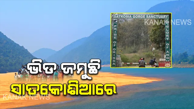 ପର୍ଯ୍ୟଟନ ଋତୁରେ ସାତକୋଶିଆରେ ପର୍ଯ୍ୟଟକଙ୍କ ଖଚାଖଚ ଭିଡ । ସାତକୋଶିଆ ଗଣ୍ଡ ଓ ନେଚର କ୍ୟାମ୍ପ ଦେଖି ବିମୋହିତ ହେଉଛନ୍ତି ଦର୍ଶକ