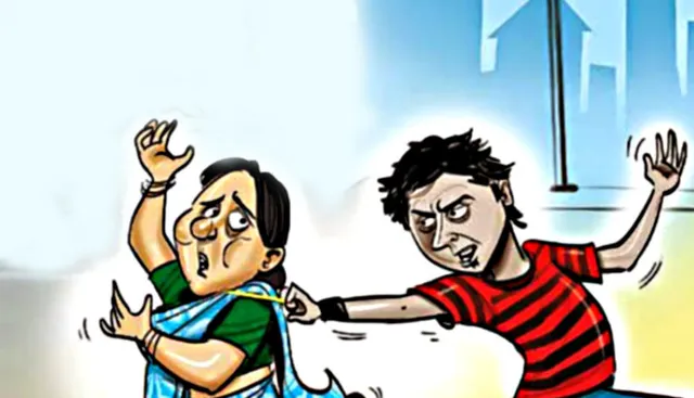 ଲୁଟ୍‌ର ଶିକାର ହେଲେ ଅବସରପ୍ରାପ୍ତ ଶିକ୍ଷୟିତ୍ରୀ : ମାଡ଼ ମାରି ସୁନା ଚେନ ଝାମ୍ପିନେଲେ ଦୁର୍ବୃତ୍ତ