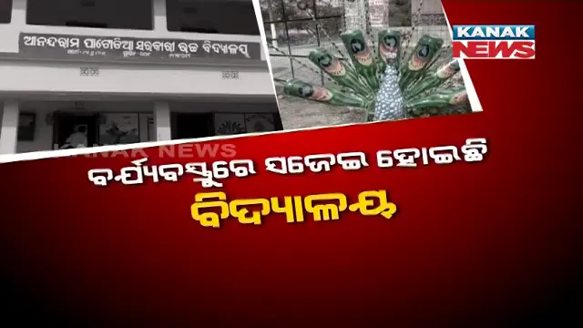 ବର୍ଯ୍ୟବସ୍ତୁରେ ସଜେଇ ହୋଇଛି ବିଦ୍ୟାଳୟ । ଅବ୍ୟବହୃତ ପ୍ଲାଷ୍ଟିକ ବୋତଲ ଓ ଟାୟାର ଯୋଗେ ସ୍କୁଲ ଉଦ୍ୟାନକୁ ସୁନ୍ଦର ଭାବେ ସଜାଇଛନ୍ତି ଶିକ୍ଷକ ଓ ଛାତ୍ରଛାତ୍ରୀ ।