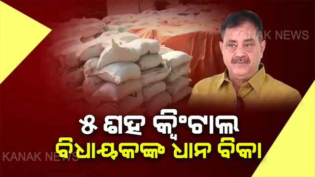 ଚର୍ଚ୍ଚାରେ ବିଧାୟକଙ୍କ ଧାନ ବିକ୍ରି । ମଣ୍ଡିରେ ୫ଶହ କ୍ୱିଂଟାଲ ଧାନ ବିକିଲେ ତାରା ପ୍ରସାଦ ବାହିନୀପତି, ଧାନ ବିକାକୁ ନେଇ ସତ ଖୋଜୁଛି କୋରାପୁଟ ଜିଲ୍ଲା ପ୍ରଶାସନ ।