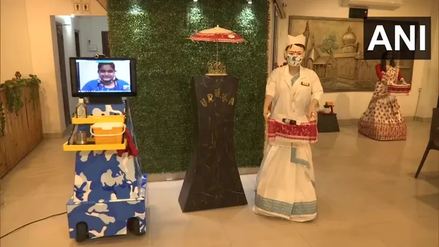 ସେବିକା ସାଜିବେ ରୋବୋଟ୍ : ଡ଼ାକ୍ତରଖାନାର କରୋନା ଯୋଦ୍ଧାଙ୍କୁ ସାହାଯ୍ୟ କରିବେ ରୋବୋଟ୍ , କରୋନା ଆକ୍ରାନ୍ତଙ୍କୁ ଖାଦ୍ୟ ପରଷିବା ସାଙ୍ଗକୁ ଠିକ୍ ସମୟରେ ଦେବେ ଔଷଧ