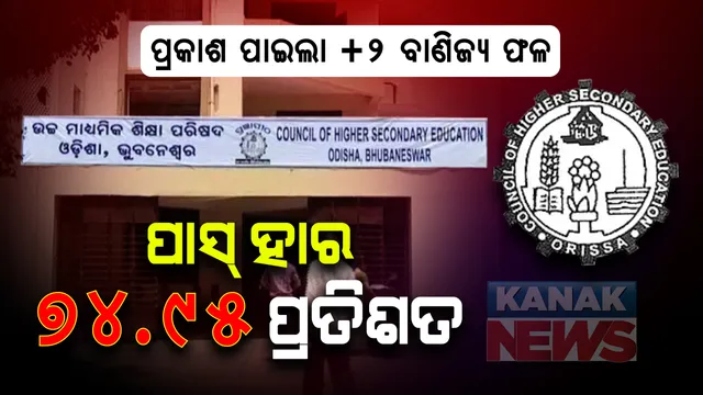 ପ୍ରକାଶ ପାଇଲା ଯୁକ୍ତ ୨ ବାଣିଜ୍ୟ ଫଳ : ୭୪ ଦଶମିକ ୯୫ ପାସହାର । ପୂର୍ବବର୍ଷ ଅପେକ୍ଷା ବଢିଲା ପାସ ହାର । ଆଗରେ ଛାତ୍ରୀ , ୧୯ ହଜାର ୩୧୮ ଛାତ୍ରଛାତ୍ରୀ ଉତ୍ତୀର୍ଣ୍ଣ । ନୟାଗଡରୁ ସର୍ବାଧିକ, ଦେବଗଡରୁ ସର୍ବନିମ୍ନ ରେଜଲ୍ଟ 