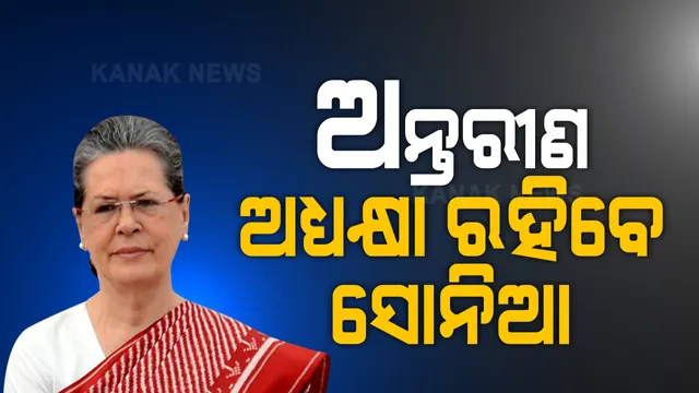 ସିଡବ୍ଲୁସିର ବୈଠକରେ ସହମତି : ୧ ବର୍ଷ ପାଇଁ ଅନ୍ତରୀଣ ଅଧ୍ୟକ୍ଷା ପଦ ସମ୍ଭାଳିବେ ସୋନିଆ ଗାନ୍ଧୀ