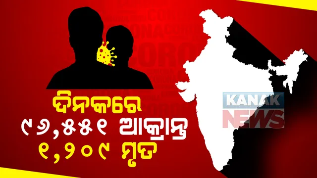 ୨୪ ଘଂଟାର ଦେଶରେ କରୋନା ମିଟର : ୯୬ ହଜାରରୁ ନୂଆ ଆକ୍ରାନ୍ତ ସହ ମାମଲା ୪୫ ଲକ୍ଷ ପାର, ୧୨ ଶହ ନୂଆ ମୃତ୍ୟୁ; ମହାରାଷ୍ଟ୍ରରେ କେବଳ ପାଖାପାଖି ୧୦ ଲକ୍ଷ କେସ