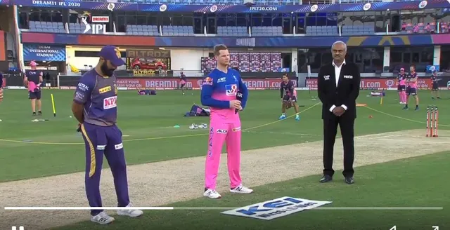 ଟସ୍ ଜିତି ରାଜସ୍ଥାନ ରୟାଲ୍ସର ବୋଲିଂ ନିଷ୍ପତ୍ତି । ପ୍ରଥମେ ବ୍ୟାଟିଂ କରିବ କୋଲକାତା ନାଇଟ ରାଇଡର୍ସ । 